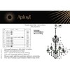 Миниатюра фото подвесная люстра aployt ketrin apl.812.03.18 | 220svet.ru