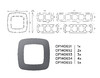 Миниатюра фото рамка 5-постовая ambrella volt omega ecta of140655 | 220svet.ru