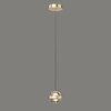 Миниатюра фото подвесной светодиодный светильник delight collection md23030088-1a brass/champagne | 220svet.ru