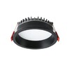 Миниатюра фото встраиваемый светодиодный светильник italline it06-6012 black 3000k | 220svet.ru