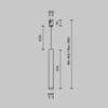 Миниатюра фото трековый магнитный светодиодный светильник maytoni focus led flarity tr155-1-5w4k-pt | 220svet.ru