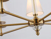 Миниатюра фото подвесная люстра с хрусталем ambrella light heigh light wh lh71023 | 220svet.ru