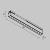 Миниатюра фото уличный трековый светильник maytoni points exility o-tr02-2-s-18wb4k | 220svet.ru