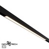 Миниатюра фото трековый светильник с переключателем цветовой темперетуры novotech vector 359942 черный | 220svet.ru