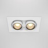 Миниатюра фото встраиваемый светодиодный светильник maytoni hidden dl045-02-10w3k-w | 220svet.ru