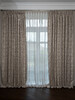 Миниатюра фото портьера serpente золотая 275*260 garda decor 121gd-00020 | 220svet.ru