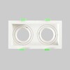Миниатюра фото встраиваемый светильник crystal lux clt 068c2 wh | 220svet.ru