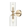 Миниатюра фото бра lumion kassia 6586/2w золотой | 220svet.ru