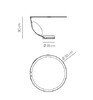 Миниатюра фото настольная лампа cut black axo light | 220svet.ru