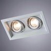Миниатюра фото встраиваемый светильник arte lamp a6661pl-2wh | 220svet.ru