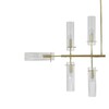 Миниатюра фото подвесная люстра indigo saetta 11053/12r gold v000565 | 220svet.ru
