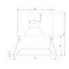 Миниатюра фото встраиваемый светильник elektrostandard 25017/01 a065472 | 220svet.ru