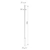 Миниатюра фото настенный светодиодный светильник elektrostandard alto led латунь 3000k 40134/led a069823 | 220svet.ru