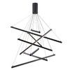 Миниатюра фото подвесной светодиодный светильник odeon light cometa 3860/96b | 220svet.ru