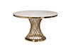 Миниатюра фото стол обеденный garda decor 76ar-80551 | 220svet.ru