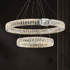 Миниатюра фото люстра d8010p/2r/d800+600 silver delight collection | 220svet.ru