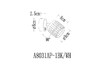 Миниатюра фото спот arte lamp atria a8031ap-1bk | 220svet.ru
