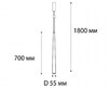 Миниатюра фото подвесной светодиодный светильник italline it03-1428 black | 220svet.ru