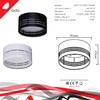 Миниатюра фото накладной светильник reluce technical 53014-9.5-001ct gx53 wt | 220svet.ru