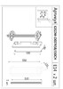 Миниатюра фото бра garda decor 62gdw-d007k5b/550ch | 220svet.ru