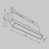 Миниатюра фото трековый магнитный светодиодный светильник maytoni basis exility tr036-2-12w2.7k-b | 220svet.ru
