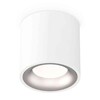Миниатюра фото комплект накладного светильника ambrella light techno spot xs7531023 swh/mch белый песок/хром матовый (c7531, n7013) | 220svet.ru