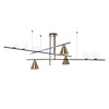 Миниатюра фото подвесная люстра arte lamp jacob a7029pl-9bk | 220svet.ru