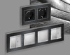 Миниатюра фото рамка 1-постовая ambrella volt alfa arctic af580534 | 220svet.ru