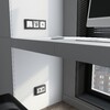 Миниатюра фото рамка из поликарбоната на 3 поста werkel hammer черный w0032408 | 220svet.ru