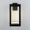 Миниатюра фото уличный настенный светодиодный светильник elektrostandard frame 1527 techno led черный a051855 | 220svet.ru