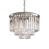 Миниатюра фото подвесная люстра delight collection odeon 6 chrome/clear  | 220svet.ru