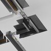Миниатюра фото угол-соединитель 45° встраиваемый под гкл 12,5мм maytoni exility x tra239cls-42.12b | 220svet.ru