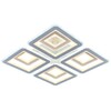 Миниатюра фото потолочная светодиодная люстра profit light 8009/4+4 wht d | 220svet.ru