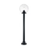 Миниатюра фото уличный светильник ideal lux classic globe pt1 big trasparente | 220svet.ru