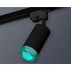 Миниатюра фото комплект трекового светильника ambrella light track system xt6323083 sbk/bl черный песок/голубой (a2521, c6323, n6153) | 220svet.ru