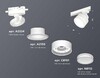 Миниатюра фото комплект трекового светильника ambrella light track system xt (a2524, a2105, c8101, n8412) xt8101022 | 220svet.ru