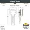 Миниатюра фото ландшафтный светильник fumagalli tommy spike 2m1.001.000.wxd1l | 220svet.ru
