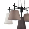 Миниатюра фото подвесная люстра indigo abbinare 13032/5p black v000533 | 220svet.ru
