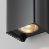 Миниатюра фото уличный настенный светодиодный светильник maytoni shell o570wl-l10b3k | 220svet.ru