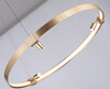 Миниатюра фото подвесной светодиодный светильник md2047-1s rose gold delight collection | 220svet.ru