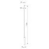 Миниатюра фото настенный светодиодный светильник elektrostandard alto led латунь 3000k 40133/led a069821 | 220svet.ru