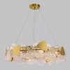 Миниатюра фото подвесная люстра lumion queeny 6582/8 золотой | 220svet.ru