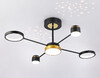 Миниатюра фото потолочная светодиодная люстра с пультом ду ambrella light comfort fl51632 | 220svet.ru