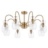 Миниатюра фото потолочная люстра escada gloss 1141/8pl clear | 220svet.ru