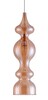 Миниатюра фото подвесной светильник crystal lux iris sp1 a amber | 220svet.ru