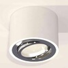 Миниатюра фото комплект накладного светильника ambrella light techno spot xs7510003 swh/psl белый песок/серебро полированное (c7510, n7003) | 220svet.ru