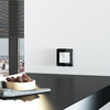 Миниатюра фото рамка из стекла на 1 пост werkel elite черный w0012448 | 220svet.ru