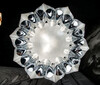 Миниатюра фото подвесной светильник flora medium silver slamp | 220svet.ru