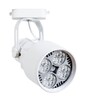 Миниатюра фото трековый однофазный светильник arte lamp a6252pl-1wh | 220svet.ru