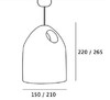 Миниатюра фото подвесной светильник imperium loft large 73480-22 | 220svet.ru